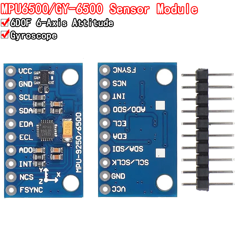 Accelerometer Mpu6050 - IIC I2C SPI MPU6500 MPU-6500 6-Axis
