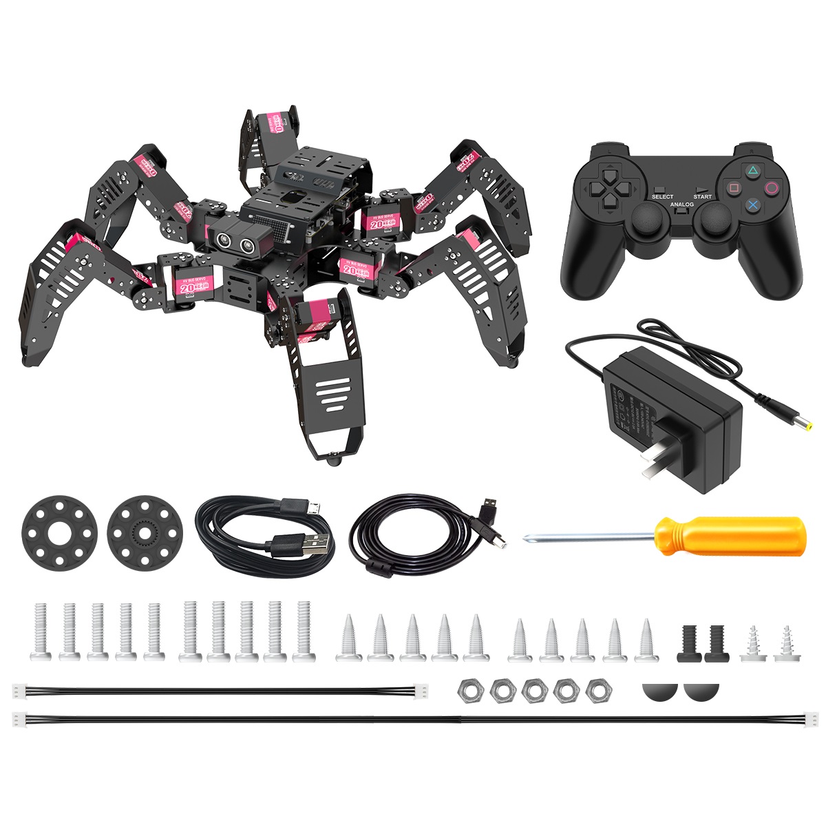 Robot Kit - Hiwonder Spiderbot Programmable Remote Control Hexapod