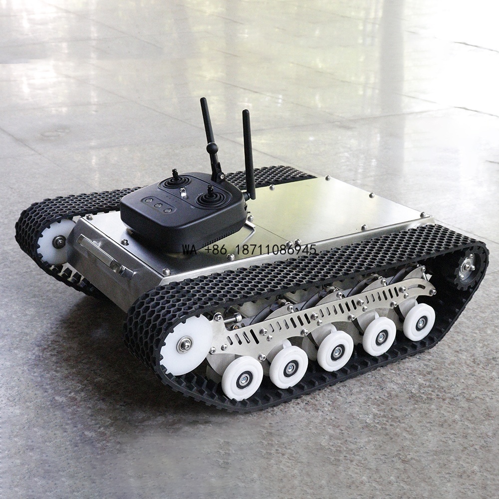 Tracked Robot Chassis - Rubber Track Robot Chassis Platform with