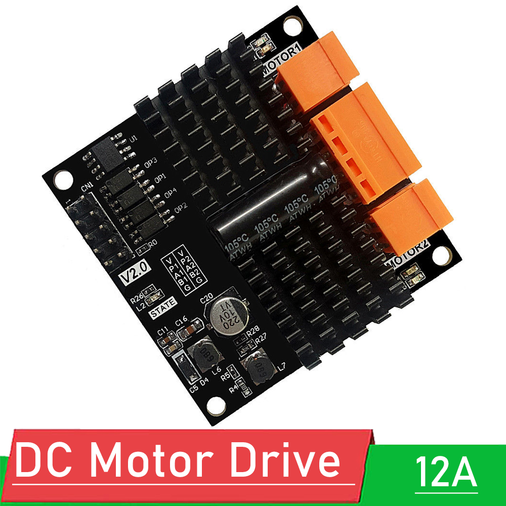 L298N Module - 12V 24V 12A Dual Channel DC