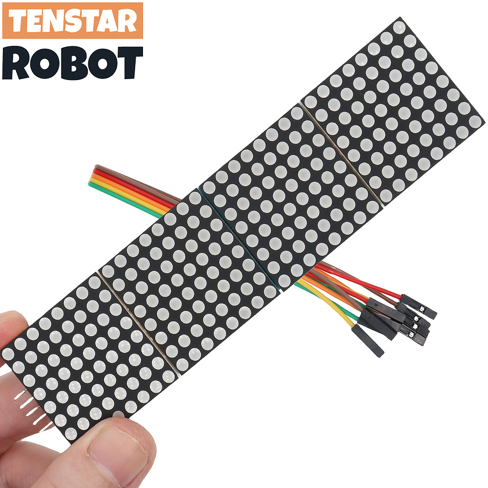 Line Follower Robot - MAX7219 Dot Matrix Module Microcontroller 4