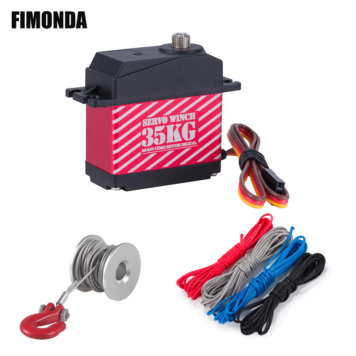 Line Follower Robot - 35KG Digital Servo 360° Large Torque