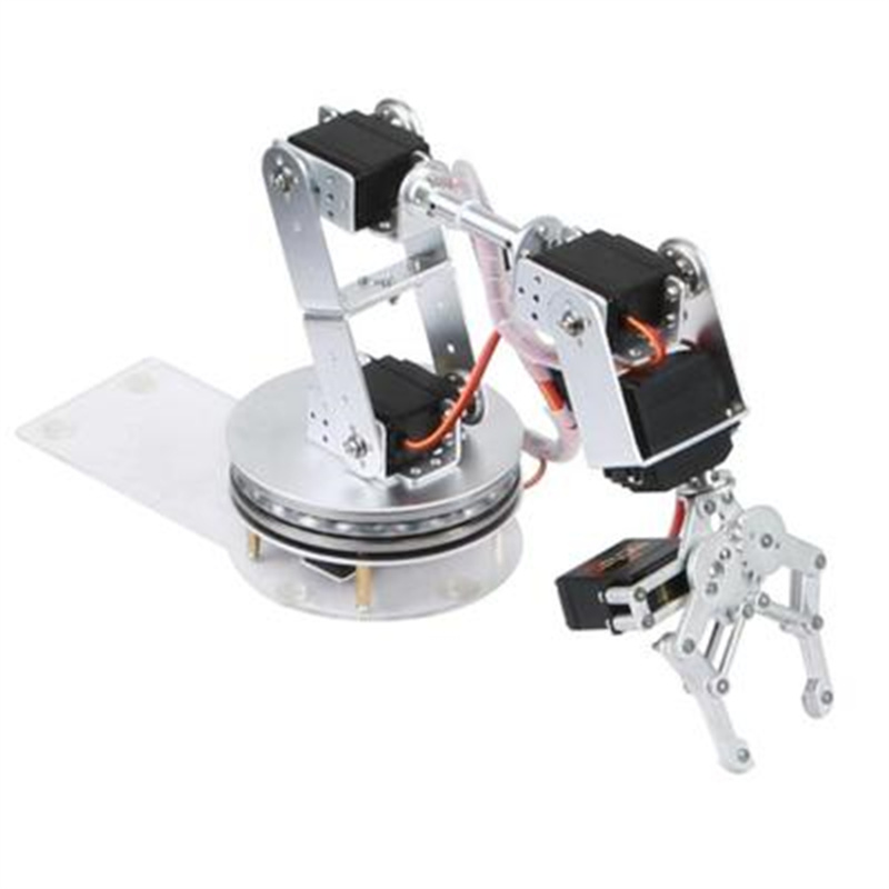 Robot Arm Kit - Silver 6 DOF Robotic Arm with