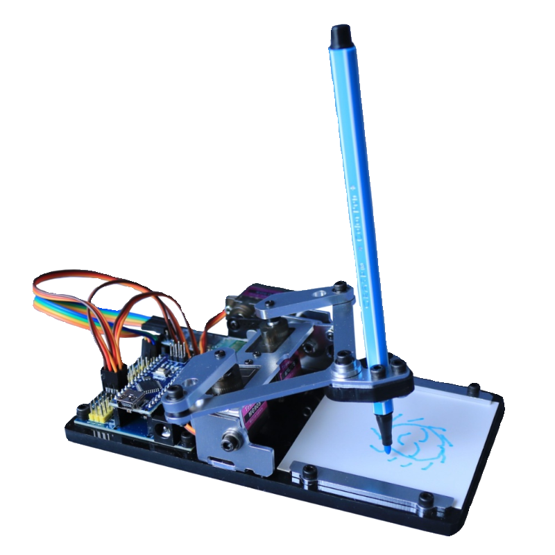 Robot Arm Metal - Arduino Drawing Board Robotic Arm,diy Drawing
