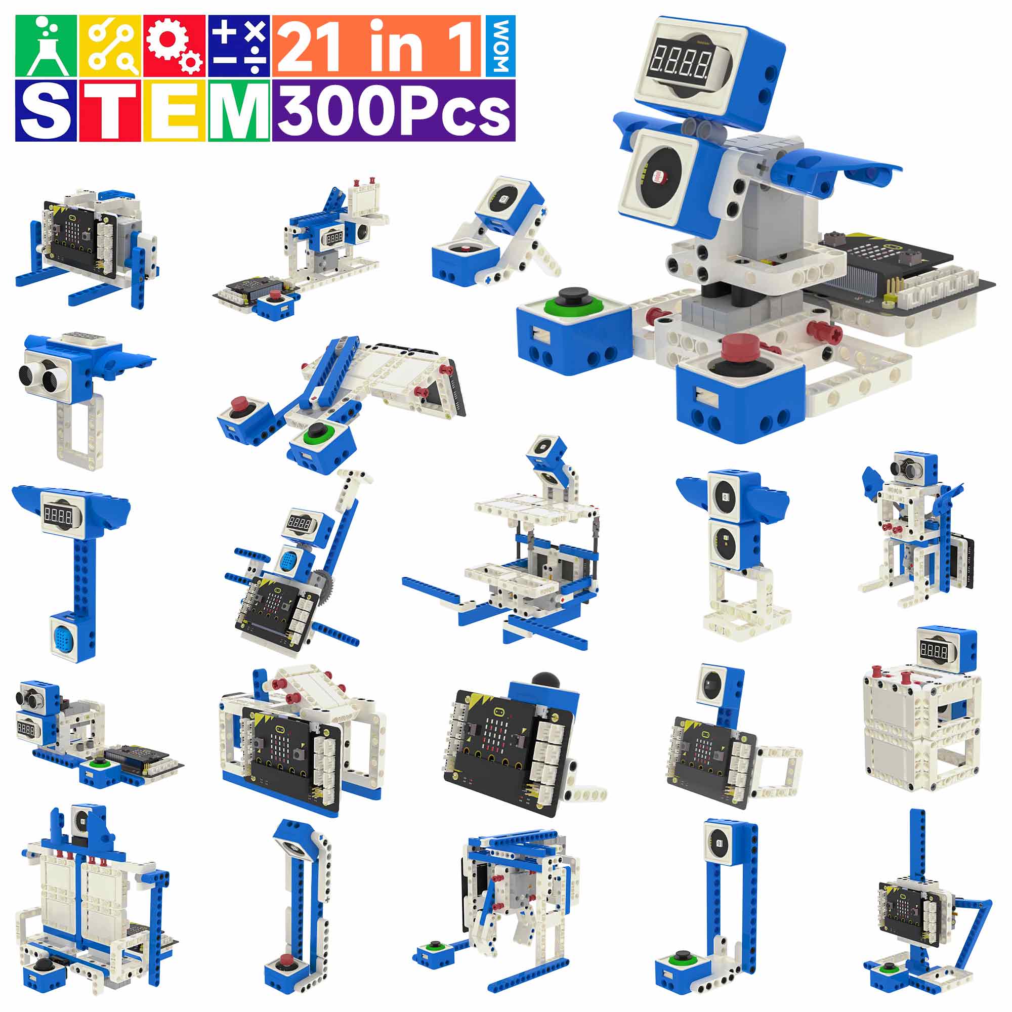 Microbit Robot - 21 in 1 Microbit Robotics Kit