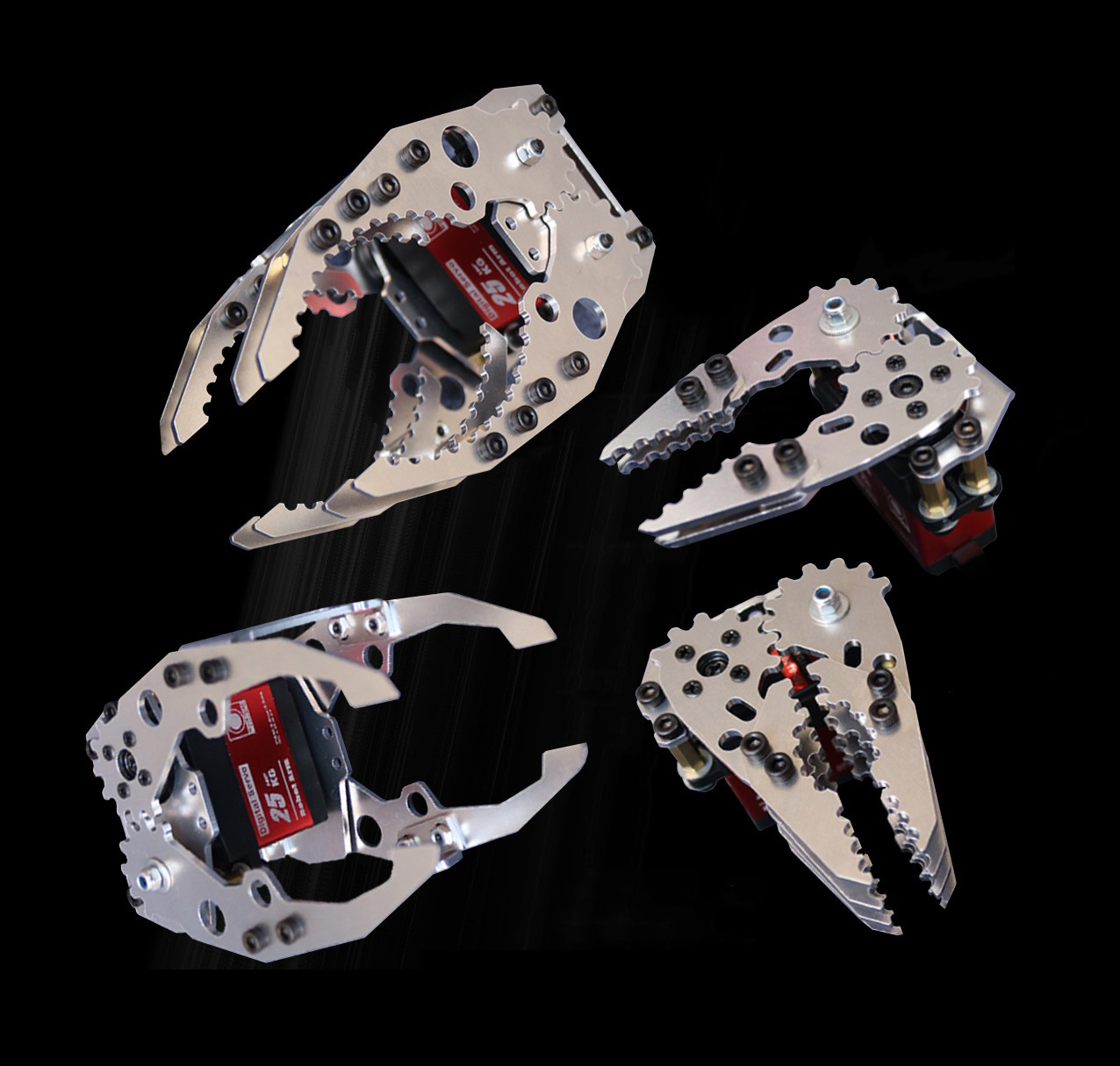 Robot Arm Metal - Metal Mechanical Gripper Hand Claw Clamp