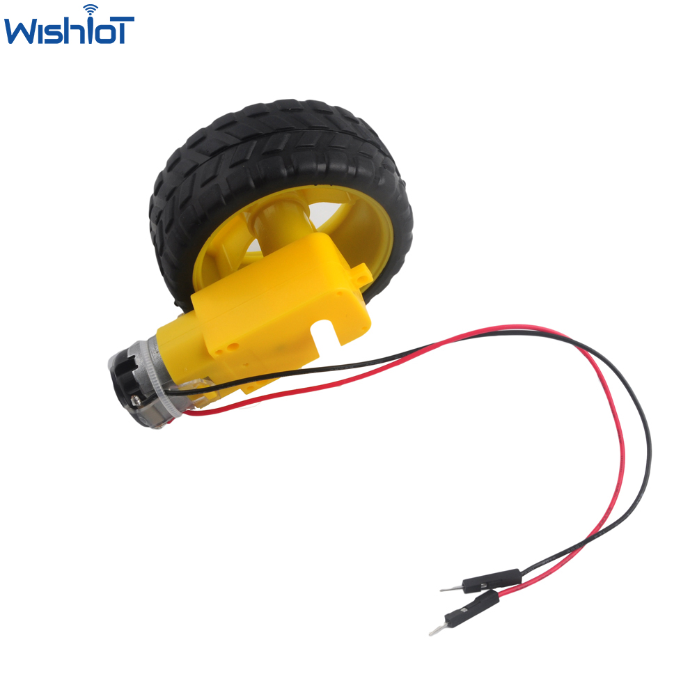 Arduino Robot - DC3-6V 1:48 Gearbox TT Motor Dual