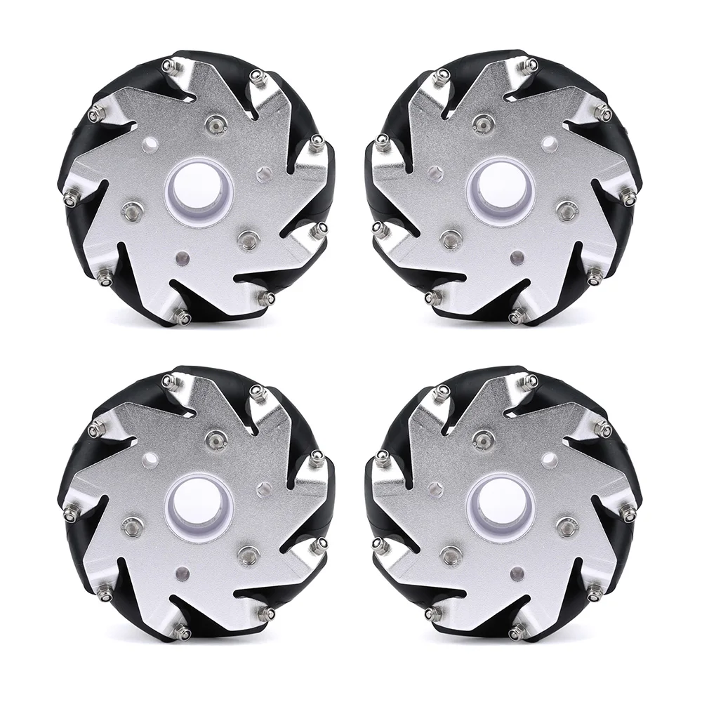 Omni Wheel - 4pcs 60-127mm Mecanum Wheels Omnidirectional for