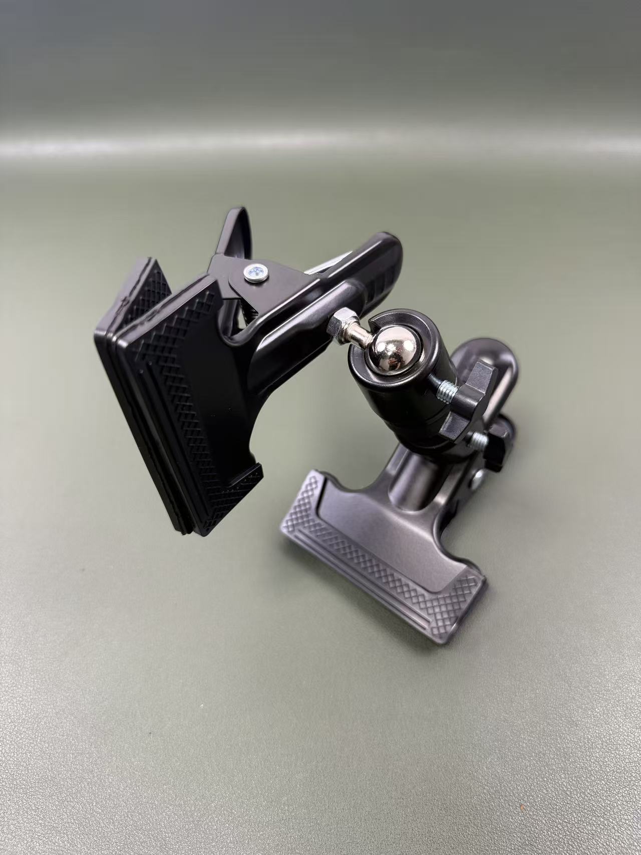 Pan Tilt Bracket - Universal Double Headed Clamp Pan Tilt