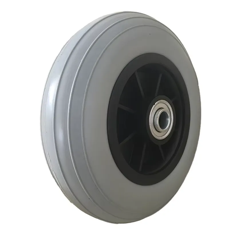 Caster Wheel - 8x2 Inch PU Foam Solid Wheelchair