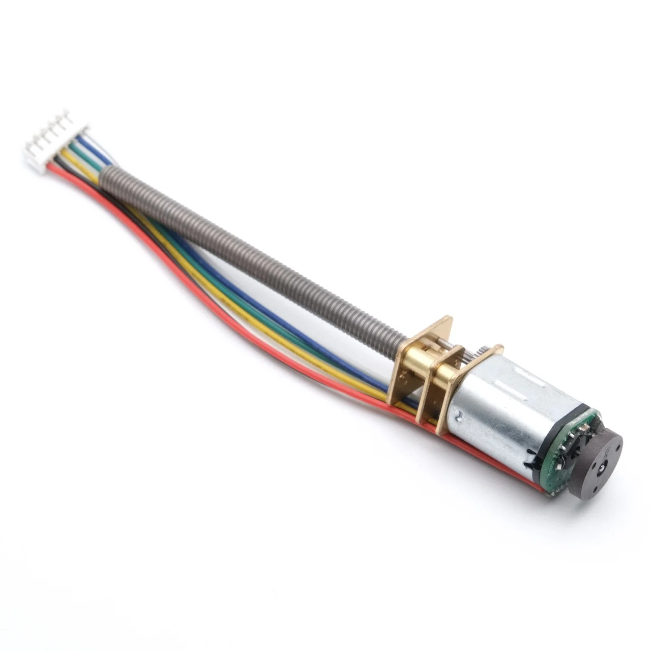 Dc Motor 12V - Threaded Shaft Encoder DC Gear Motor