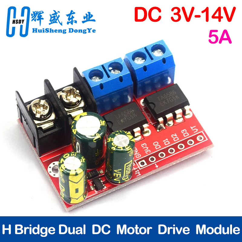 L298N Module - H Bridge Remote Control 5A 3V-14V