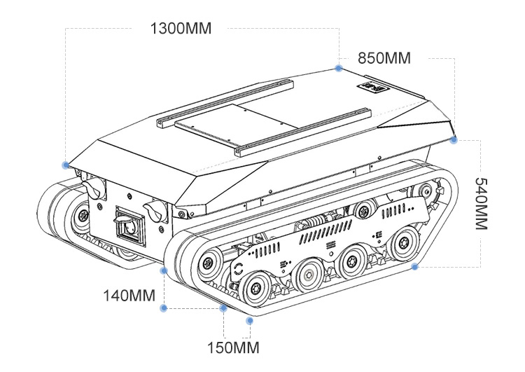 Crawler Dumper Truck Chassis w - Tracked Robot Chassis review and price