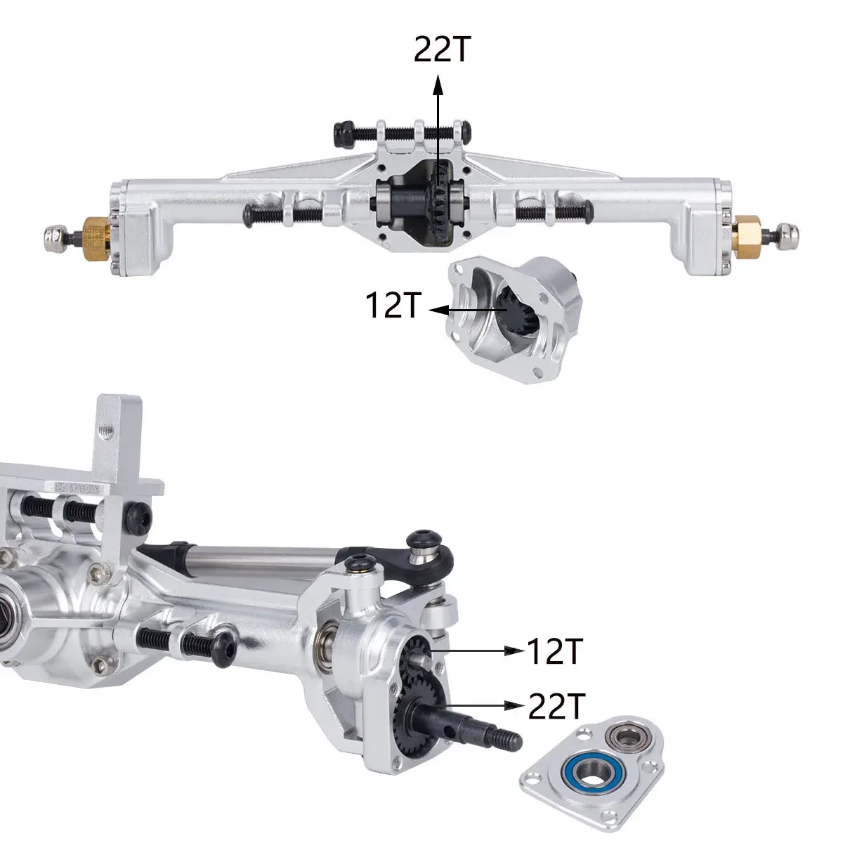 Aluminum CNC Portal Axles +10m - Servo Bracket review and price