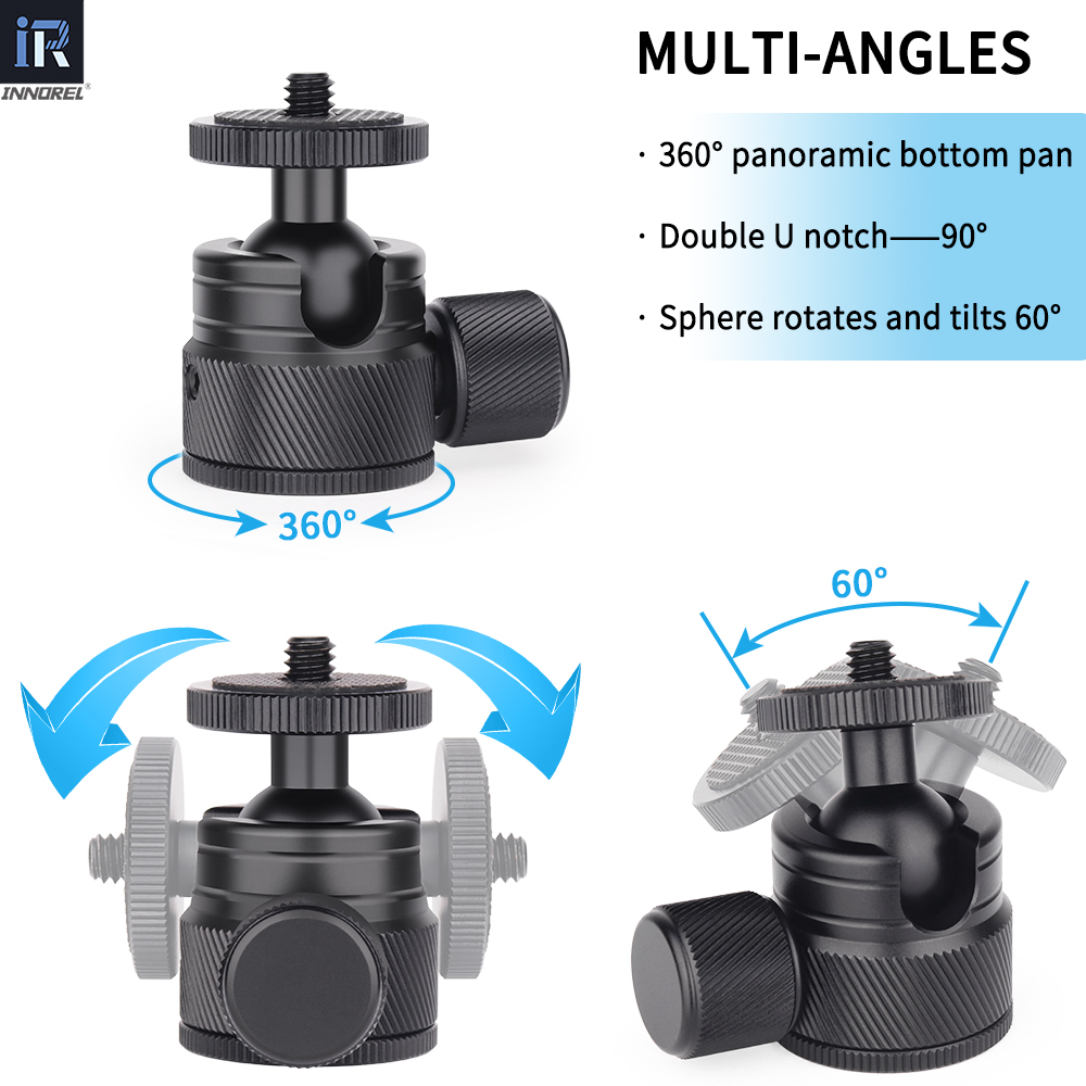 Mini Ball Head-INNOREL C19 CNC - Pan Tilt Bracket review and price
