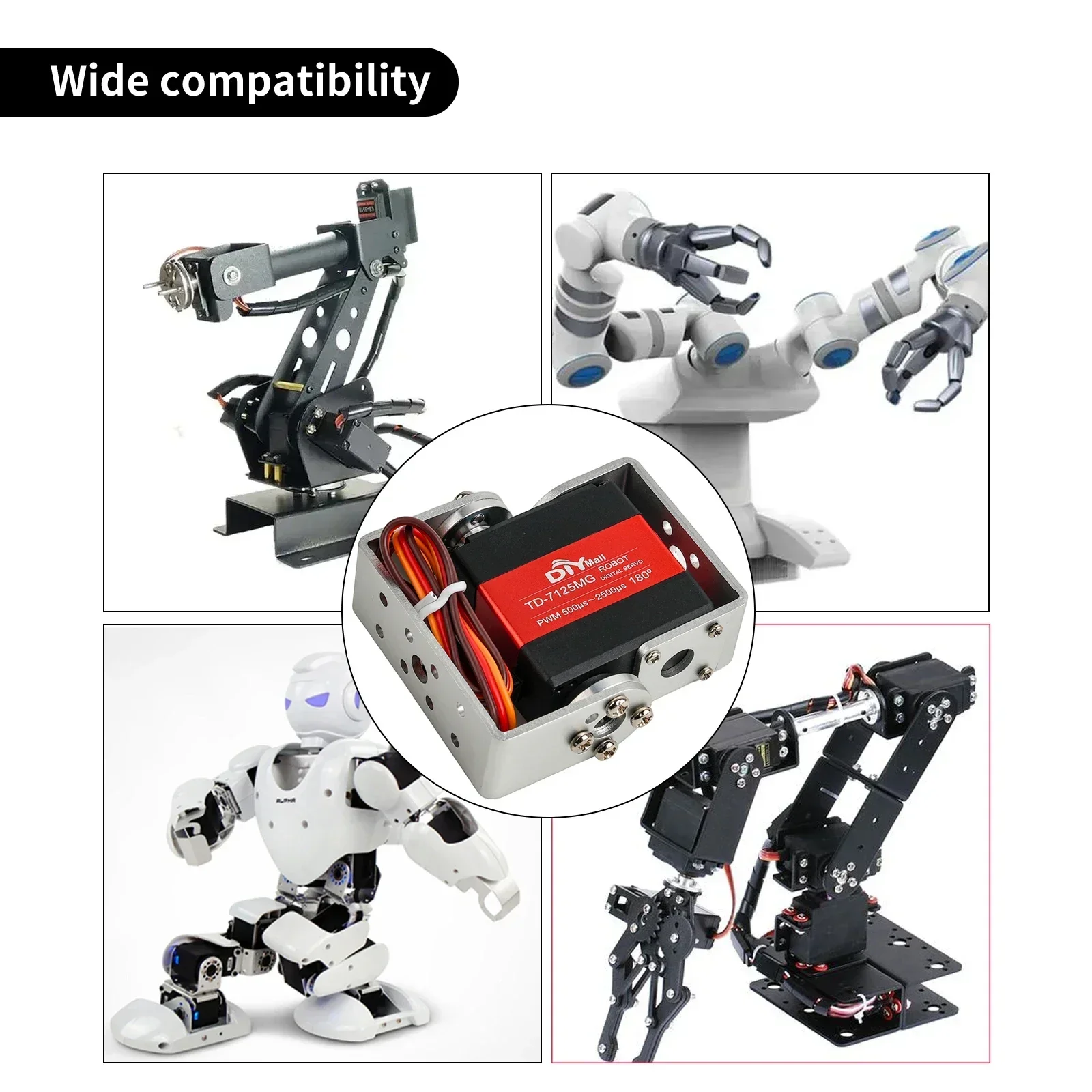 Digital Dual Shaft Servo 15kg  - Servo Bracket review and price