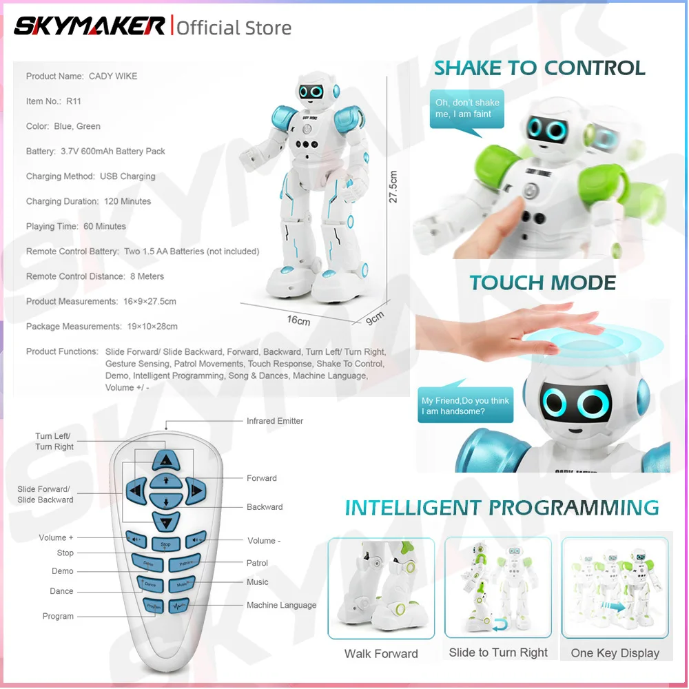 JJRC R11 RC Robot CADY WIKE Ge - Line Follower Robot review and price