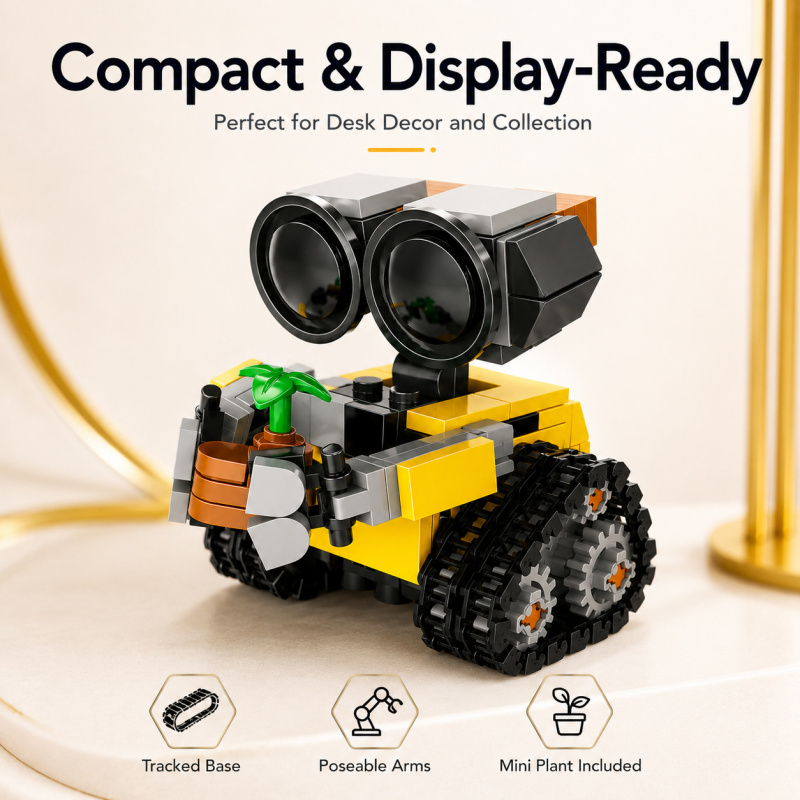 Mini Robot Building Blocks Set - Robot Track review and price