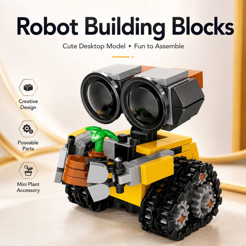 Mini Robot Building Blocks Set - Robot Track review and price