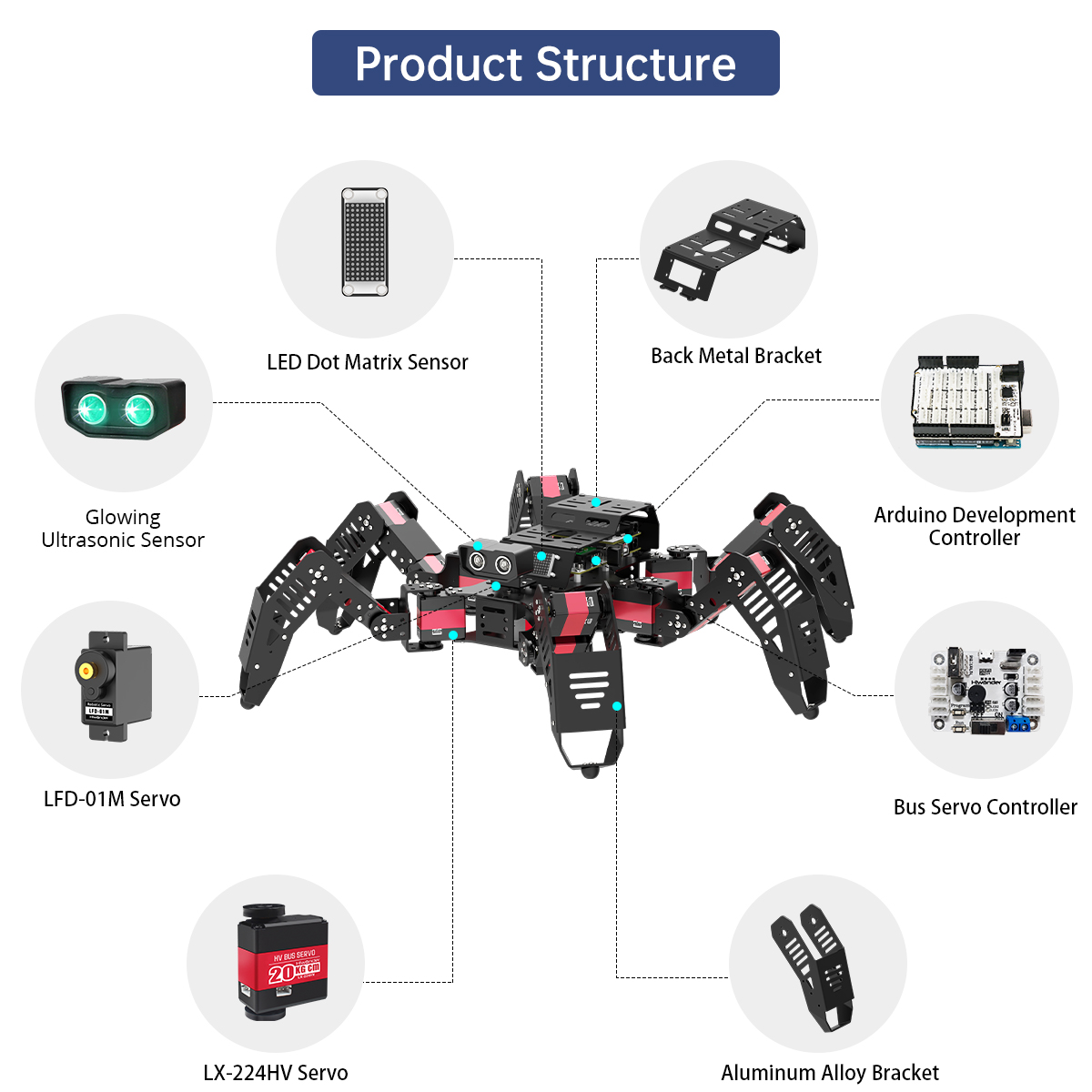 Hiwonder Spiderbot Programmabl - Robot Kit review and price