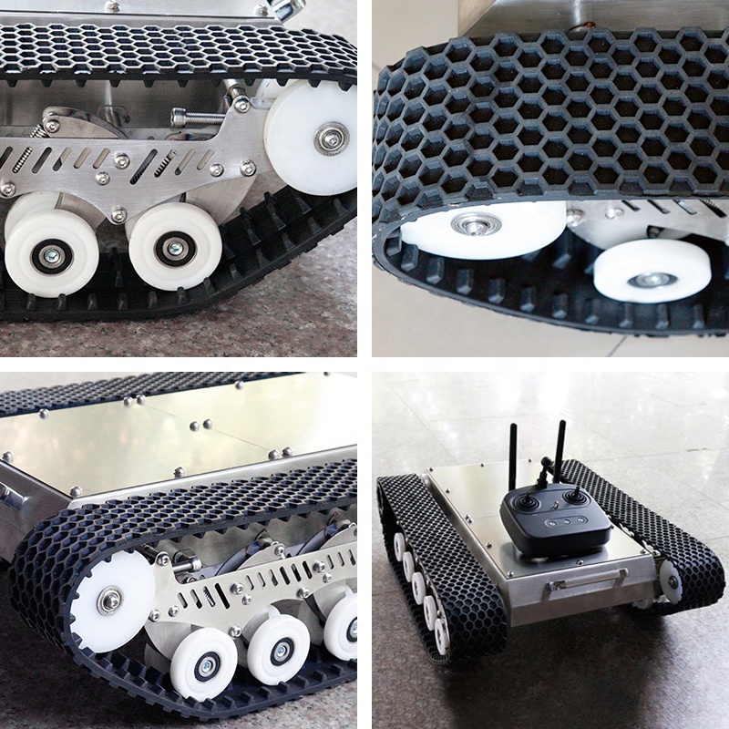 Rubber Track Robot Chassis Pla - Tracked Robot Chassis review and price