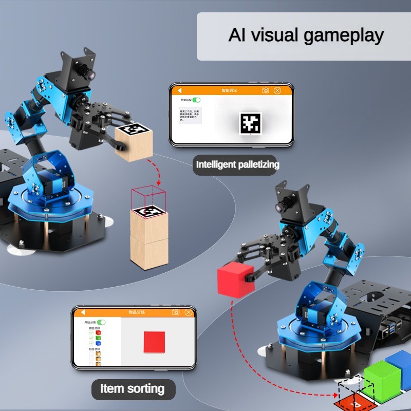 6 Dof Robot Arm with Servo Cla - Robot Arm Kit review and price