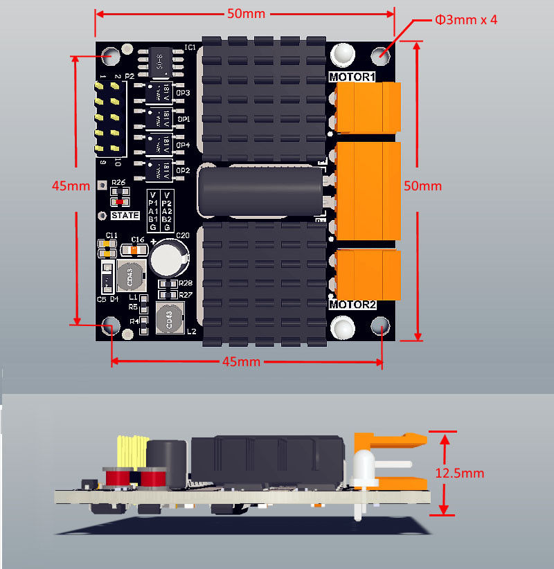 12V 24V 12A Dual Channel DC Br - L298N Module review and price