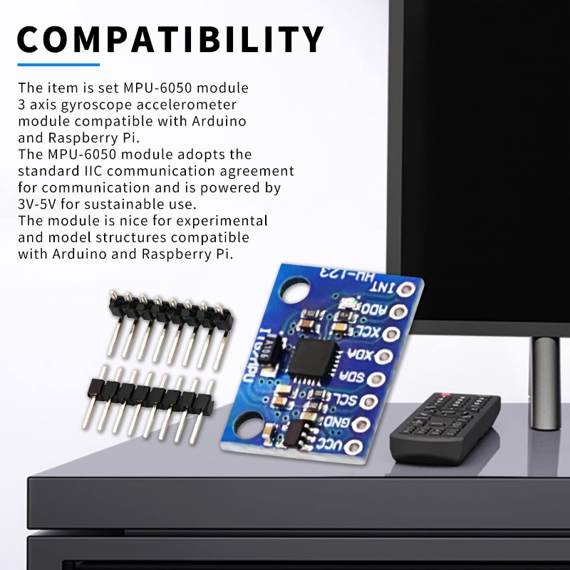 5Pcs GY-521 MPU-6050 MPU6050 A - Accelerometer Mpu6050 review and price