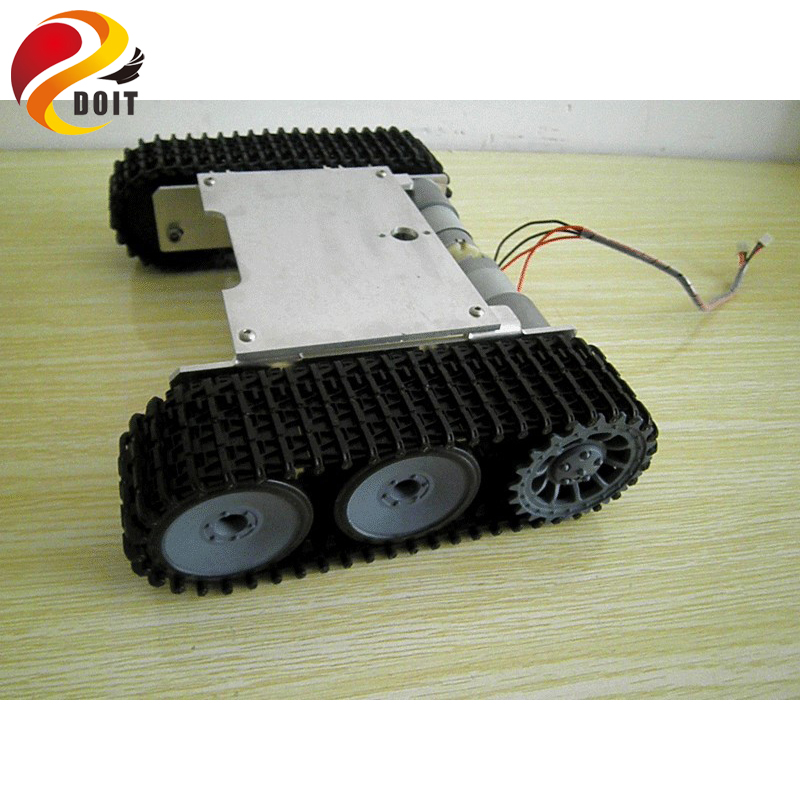 RC kit robot Tank Car Chassis  - Tracked Robot Chassis review and price