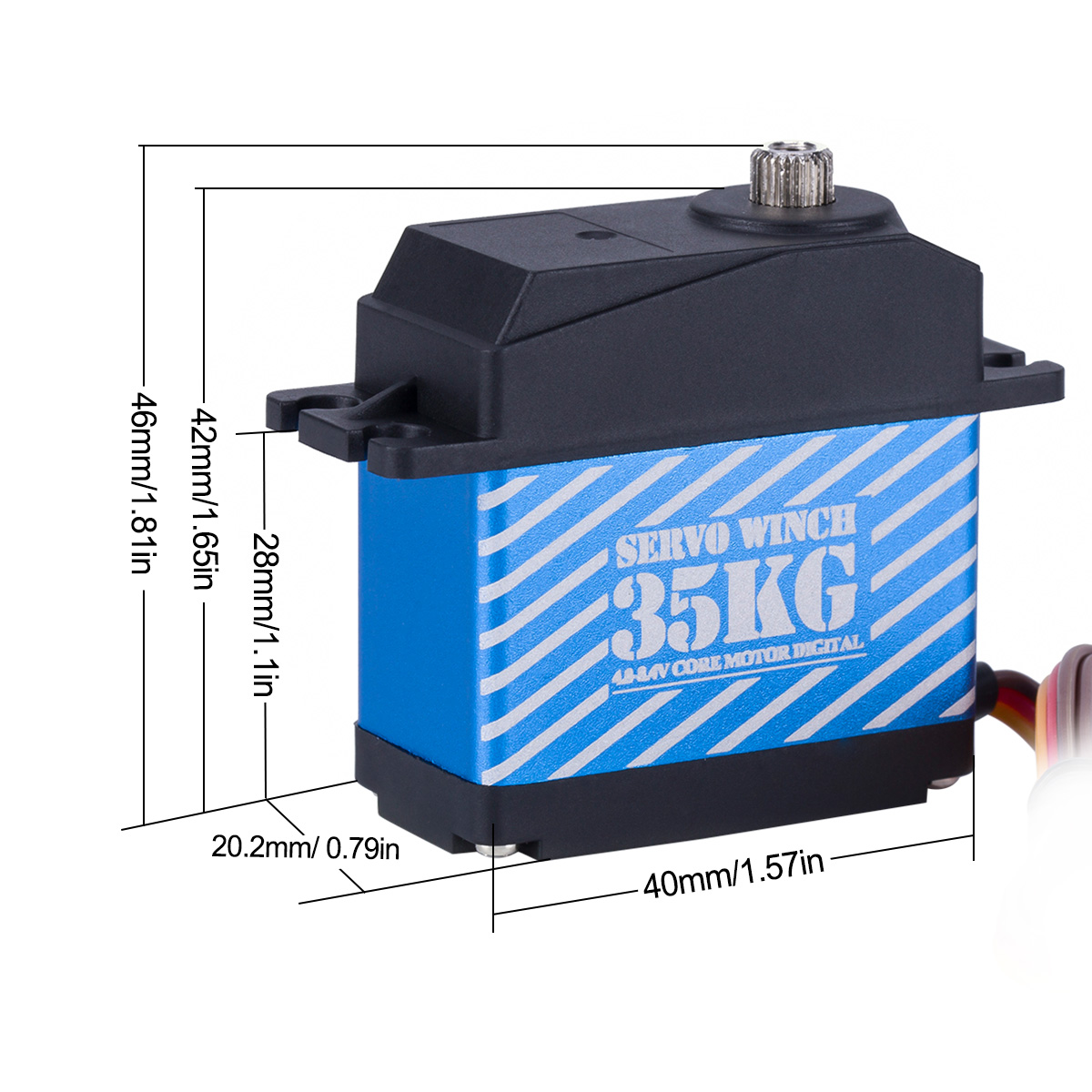 35KG Digital Servo 360° Large  - Line Follower Robot review and price