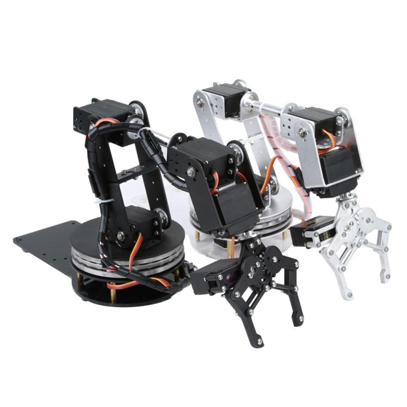 Silver 6 DOF Robotic Arm with  - Robot Arm Kit review and price