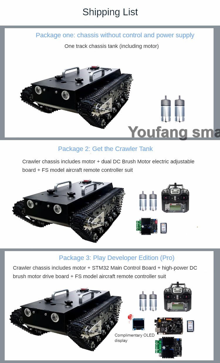 30kg Load RC Tank Chassis Meta - Stm32 Robot review and price