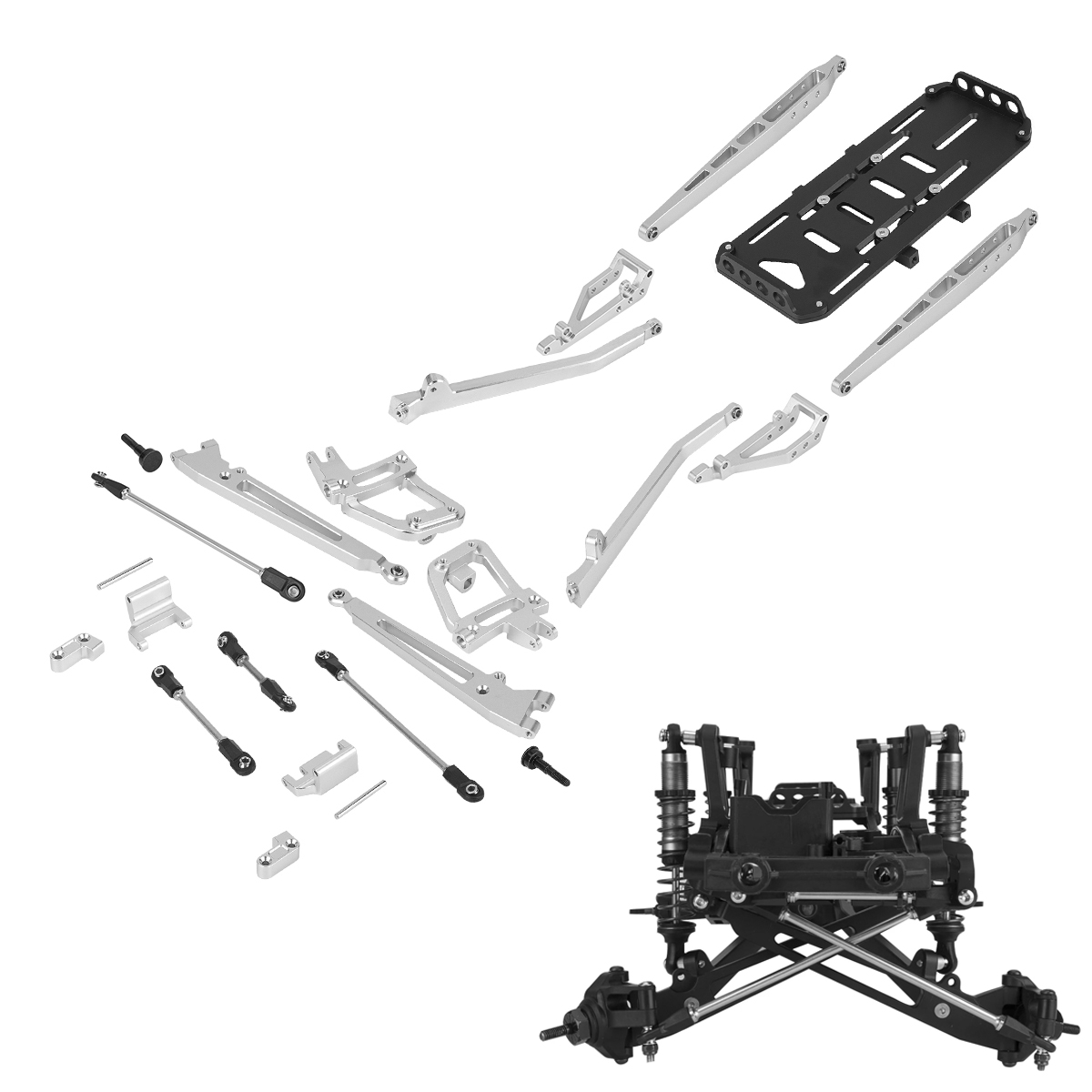 Aluminum SCX10 II Twin I-Beam  - Servo Kit review and price
