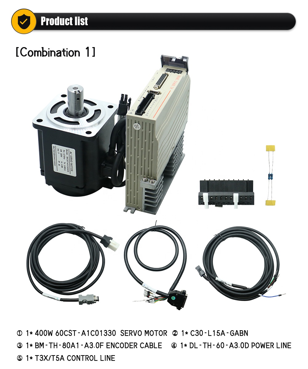 60mm 400W 220V 2.8A 1.27NM AC  - Servo Kit review and price