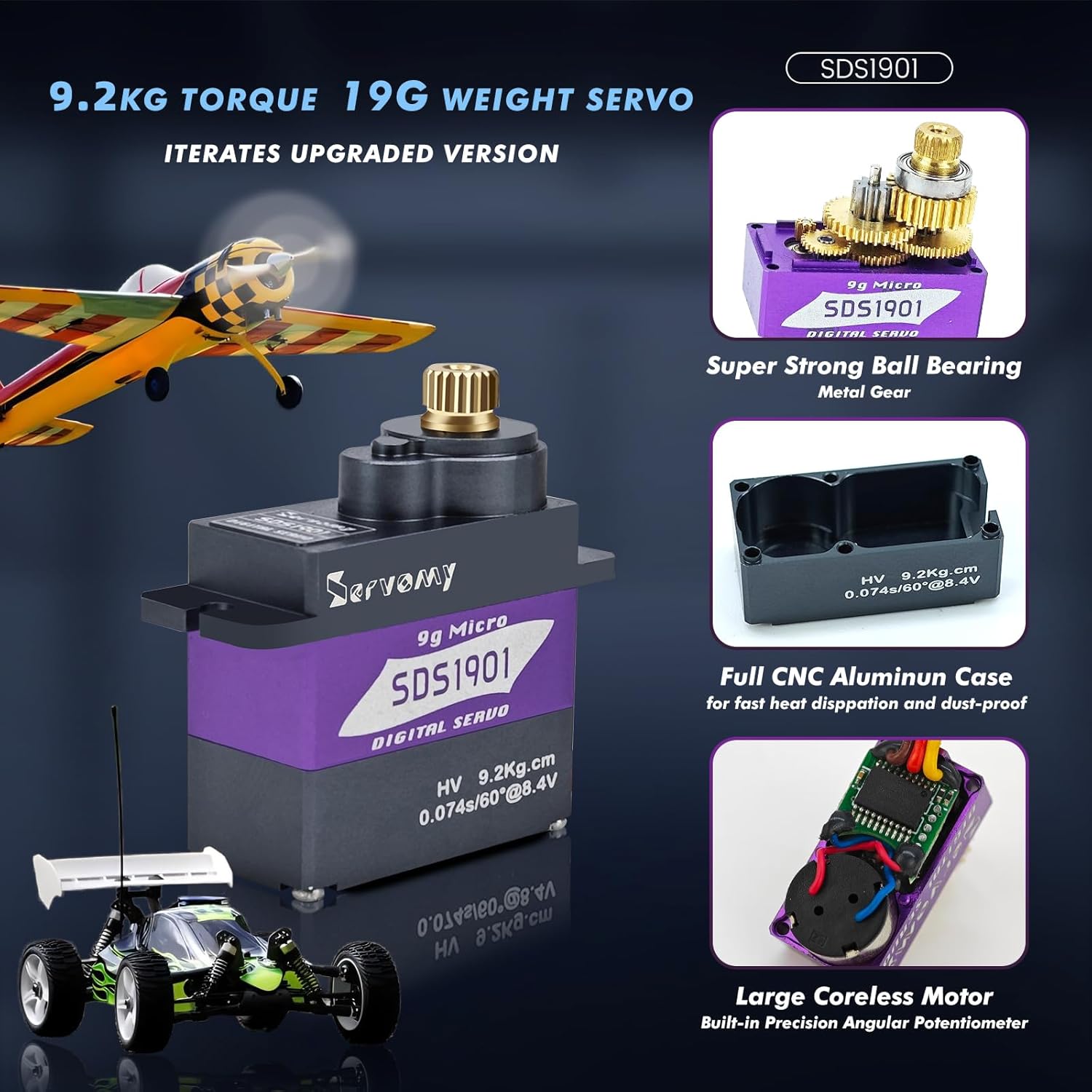 SERVOMY-SDS1901 Digital 9G Mic - Arduino Robot review and price