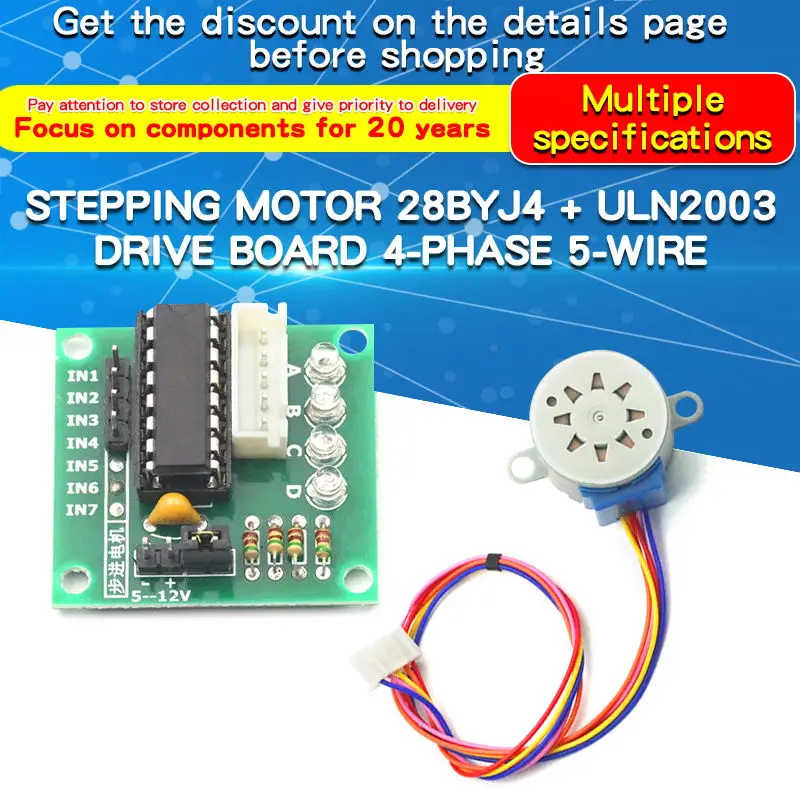 1PCS 28BYJ4 Stepper Motor ULN2 - Uln2003 Driver review and price