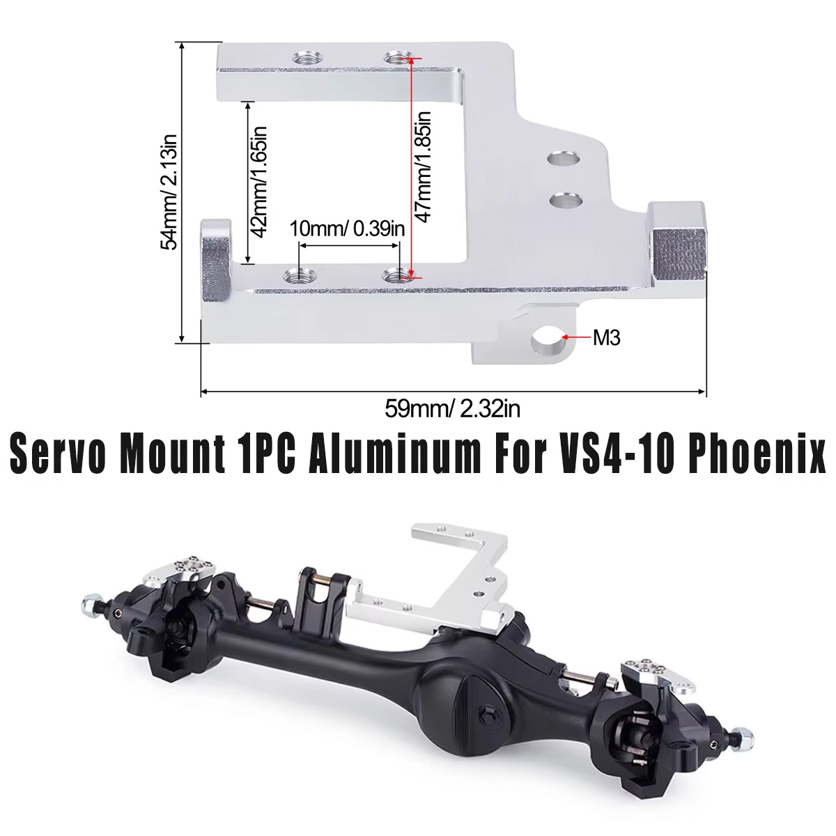 1PC Aluminum Servo Mount Brack - Servo Bracket review and price