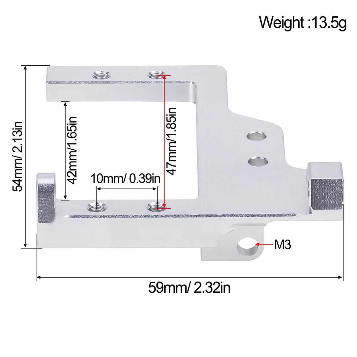 1PC Aluminum Servo Mount Brack - Servo Bracket review and price