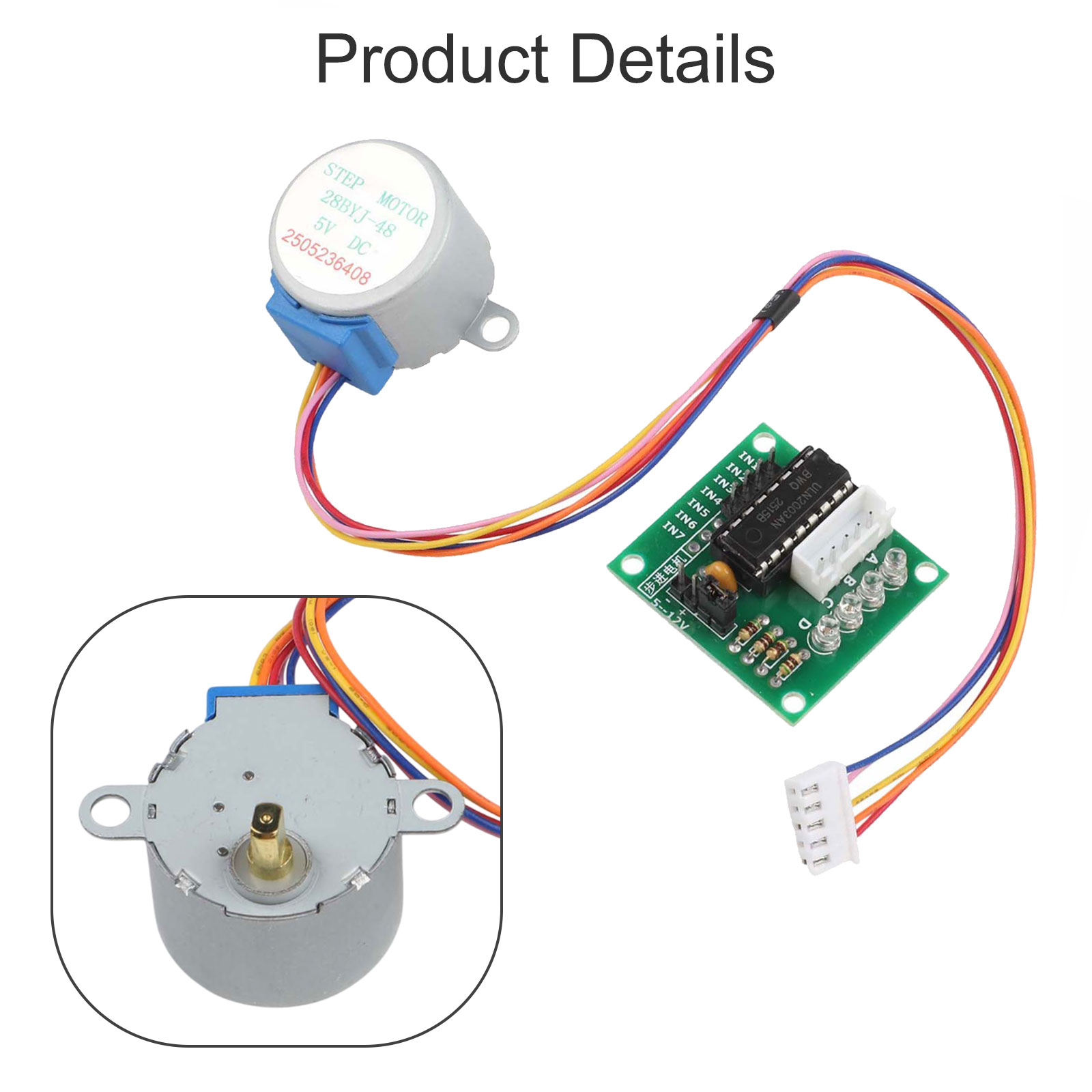 5V Stepper Motor 28mm with ULN - Uln2003 Driver review and price
