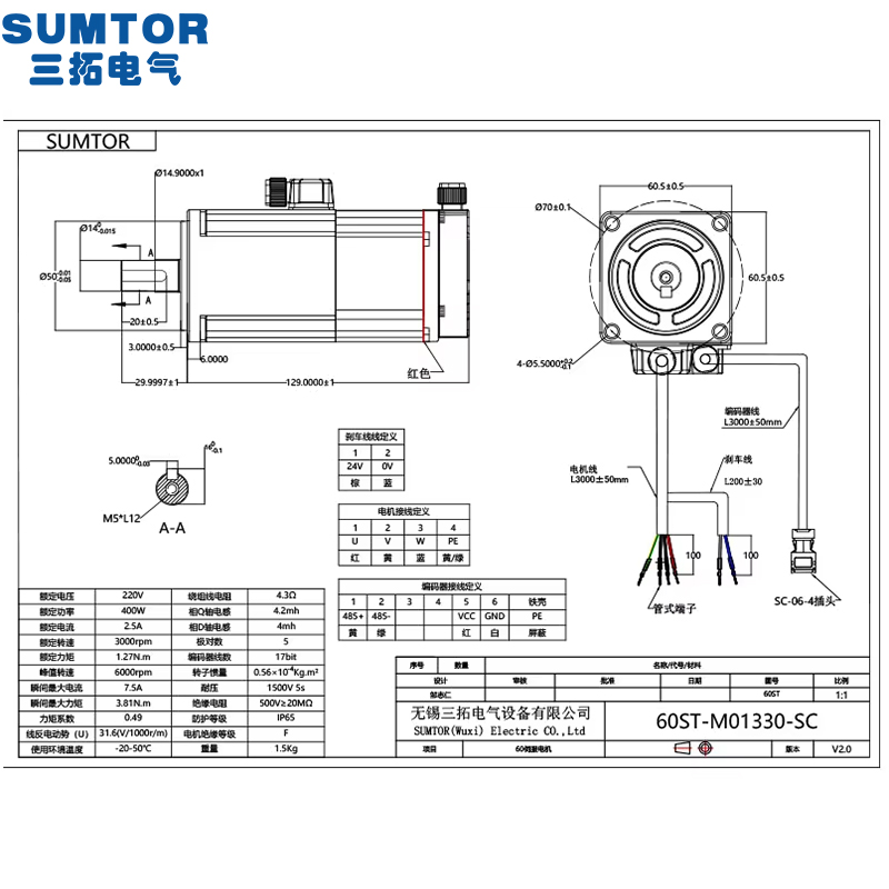 Servo Motors Kit 220v 400w Bra - Servo Kit review and price