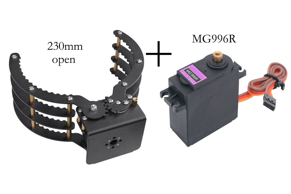 230mm Opening Mechanical Claw  - Robot Arm Kit review and price