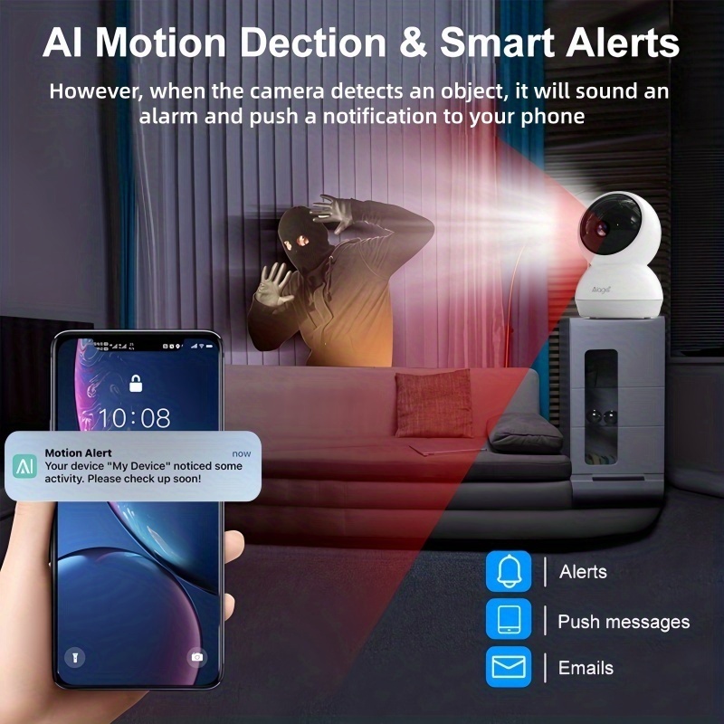 3K Pet Dog Camera with Phone A - Pan Tilt Bracket review and price