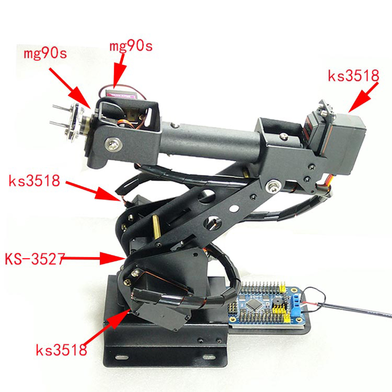 6 DOF Robot Arm ABB Industrial - Robot Arm Metal review and price