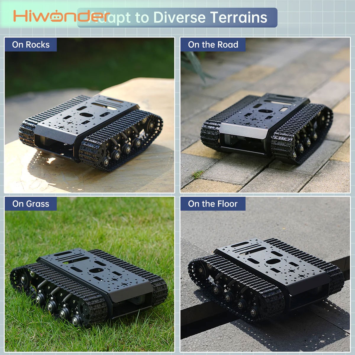 Hiwonder Tracked Tank Robot Ch - Tracked Robot Chassis review and price
