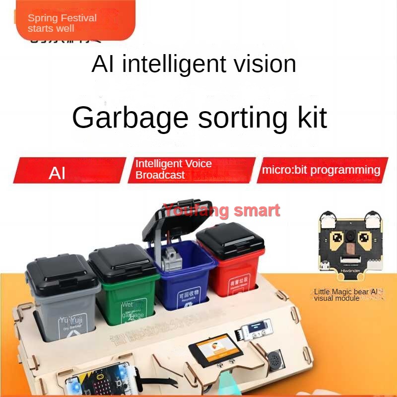 Waste Sorting Robot Kit AI Vis - Microbit Robot review and price