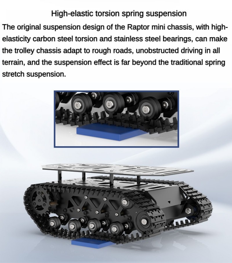 RC Tank 10KG Load Strong Shock - Robot Car Kit review and price